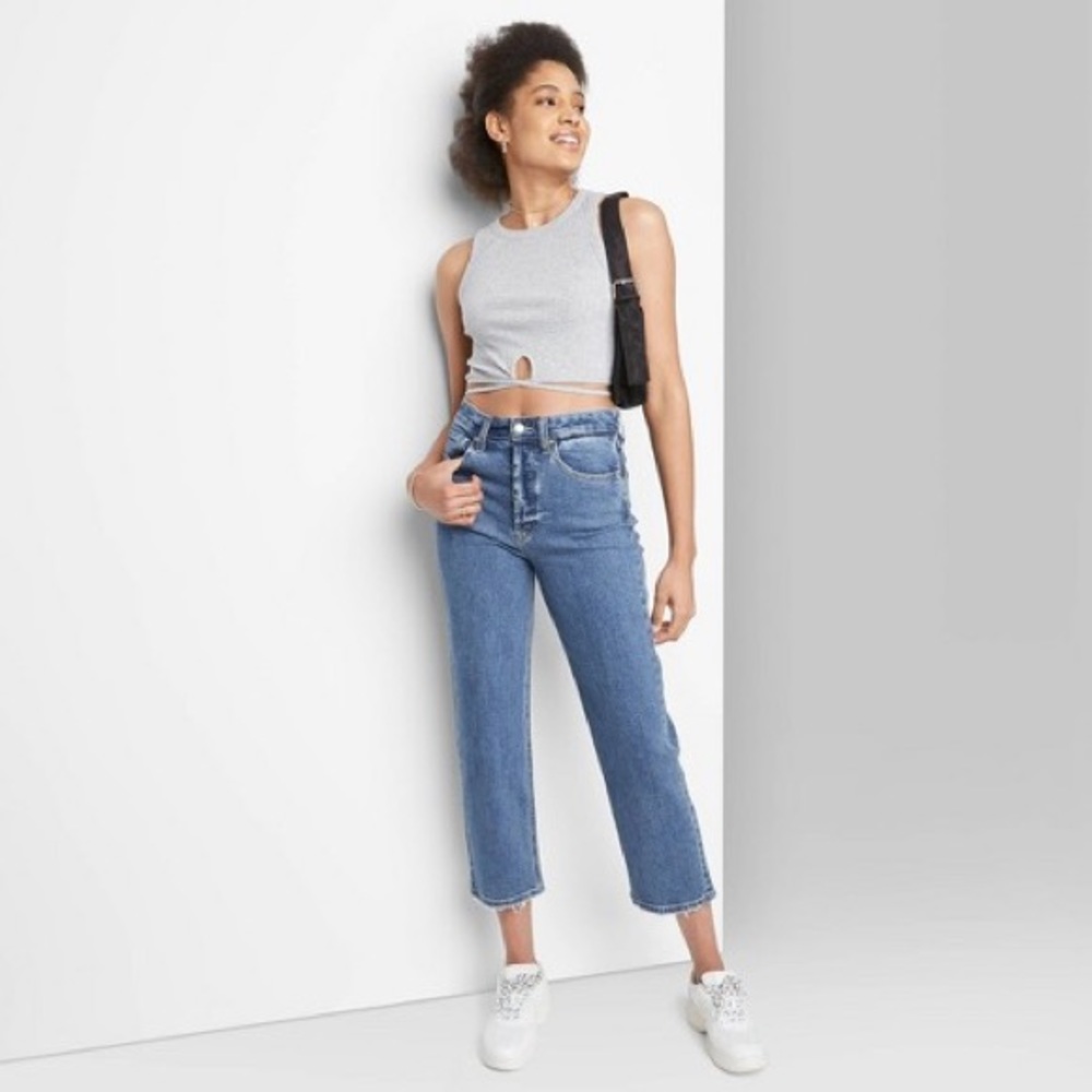Wild Fable Size 4 Women’s Highest Rise Straight Leg Mom Jeans